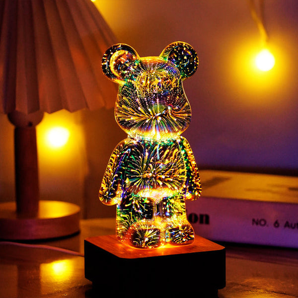 Firework Bear Lamp