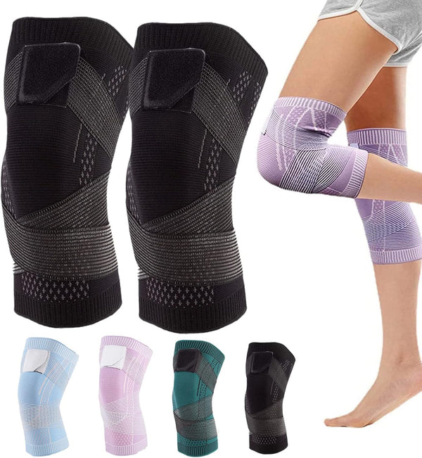 Compression Knitted Knee Pads