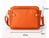 Leather crossbody bag