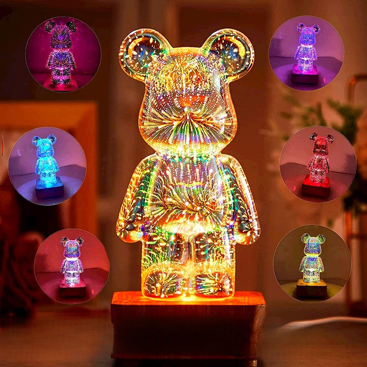 Firework Bear Lamp