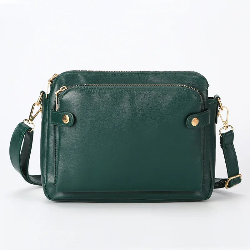 Leather crossbody bag